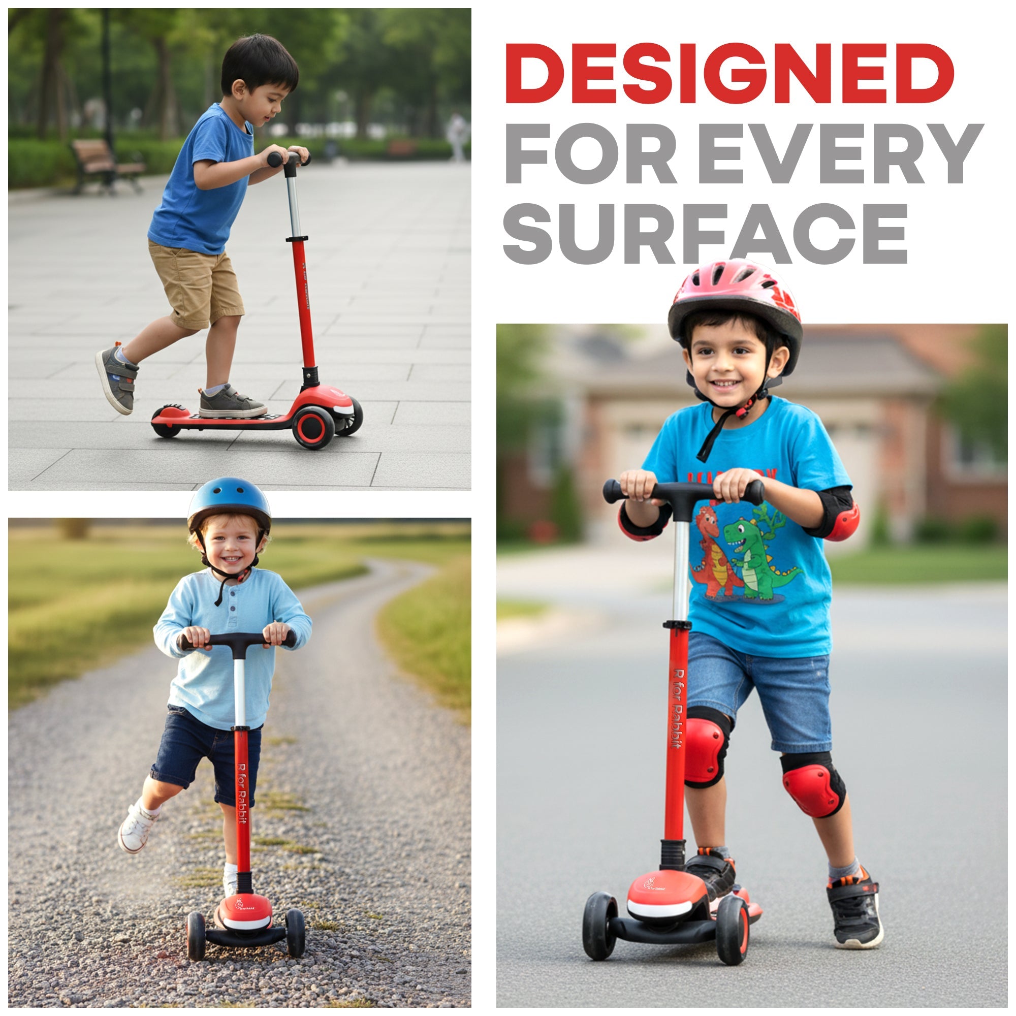 R for Rabbit Road Runner Jazz LED Wheels Kids Scooter - Scooter