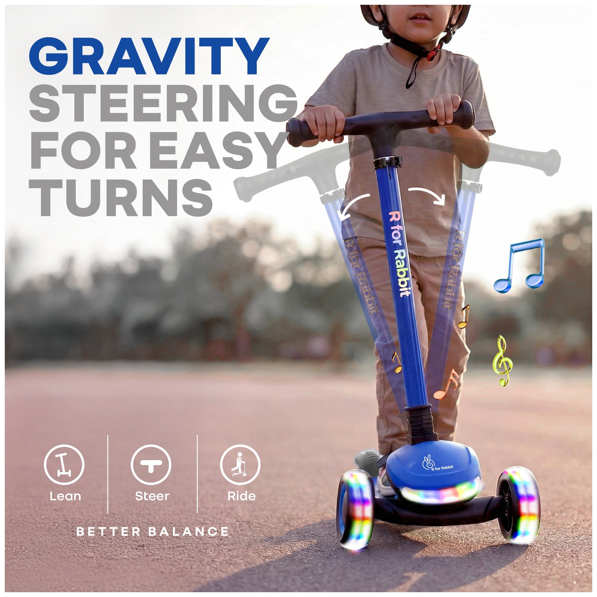 R for Rabbit Road Runner Jazz Scooter with LED Wheels - Scooter