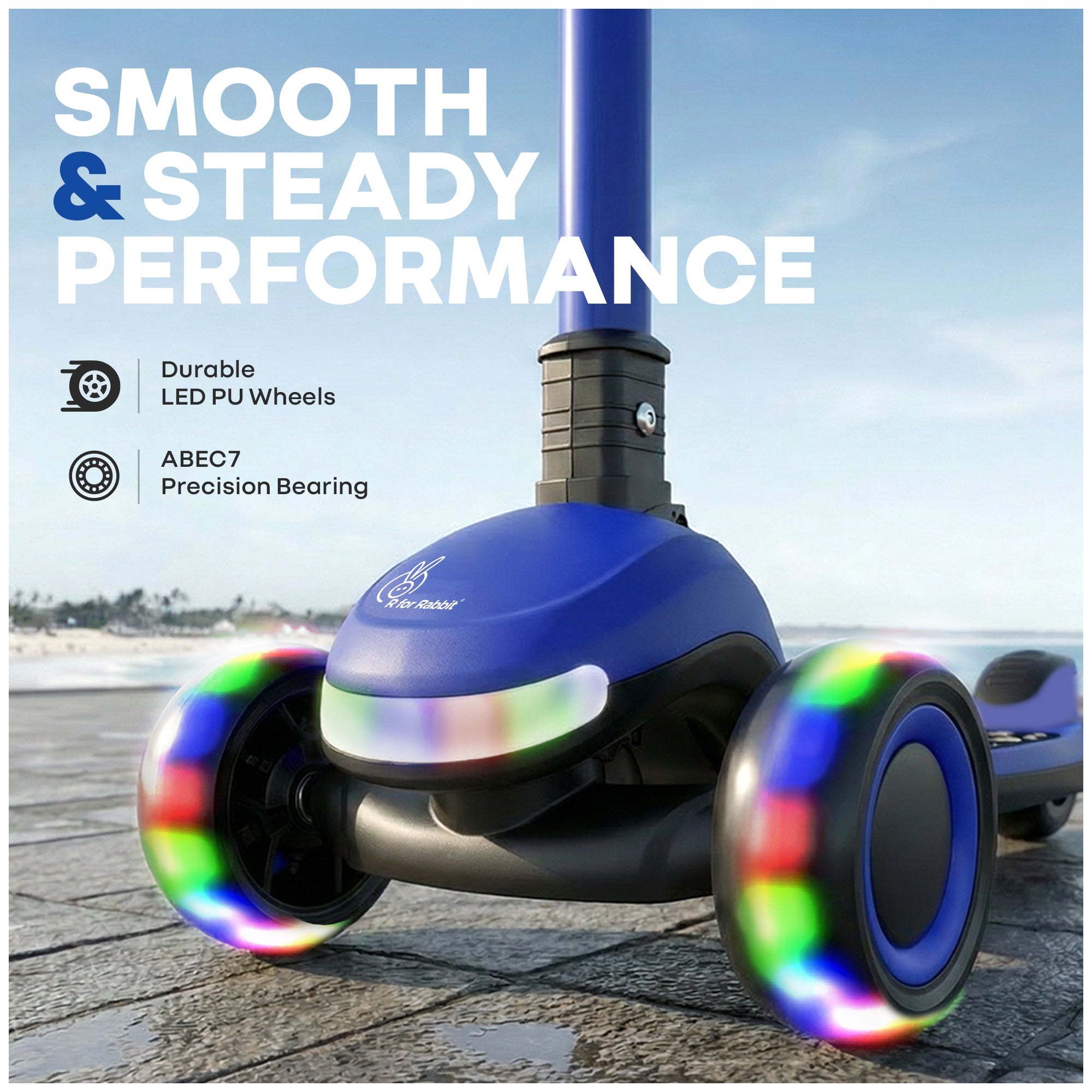 R for Rabbit Road Runner Jazz Scooter with LED Wheels - Scooter