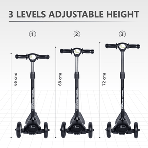 R for Rabbit Road Runner Junior - Black - Scooter
