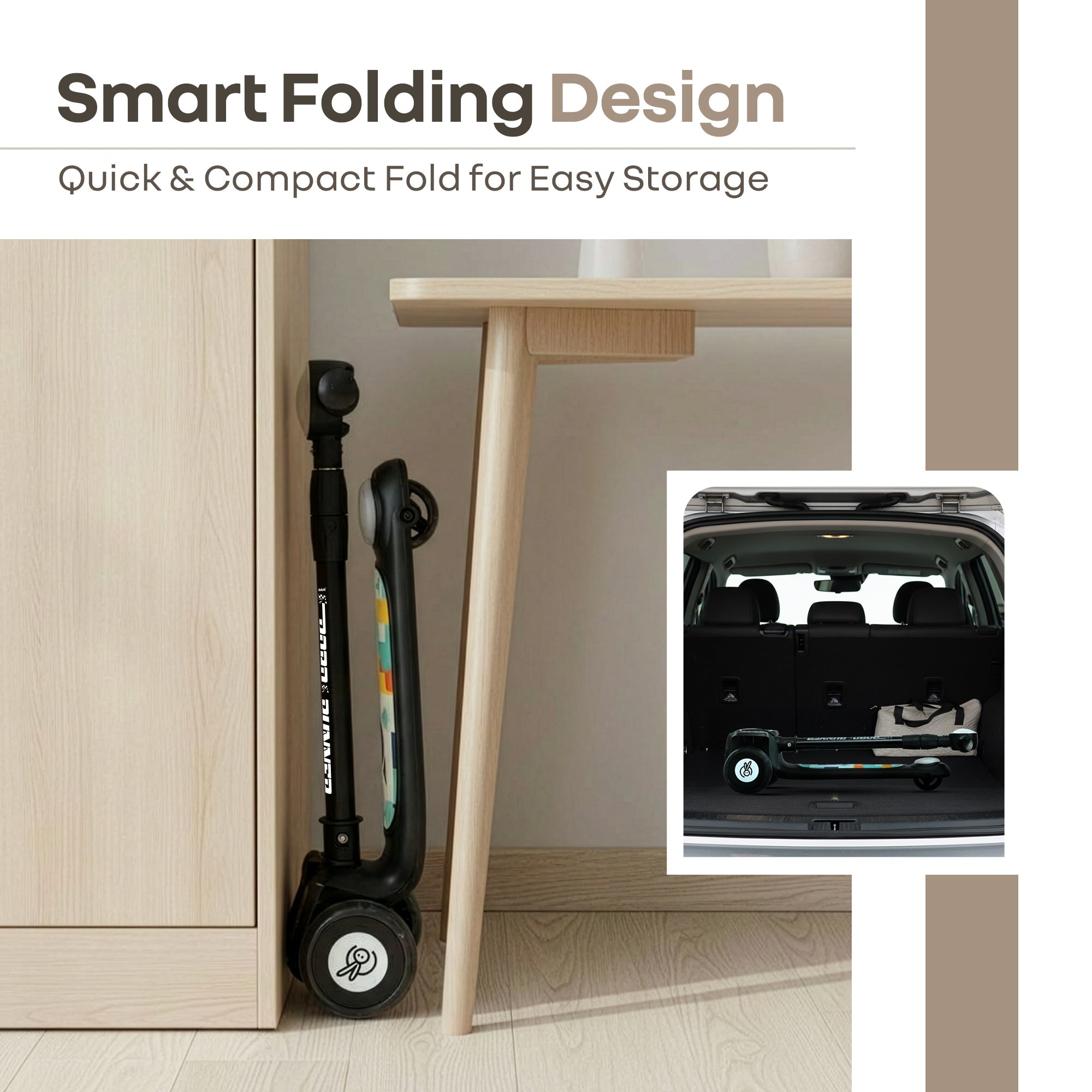 R for Rabbit Road Runner Neo Scooter with LED PU Wheels (3+ Years) - Scooter