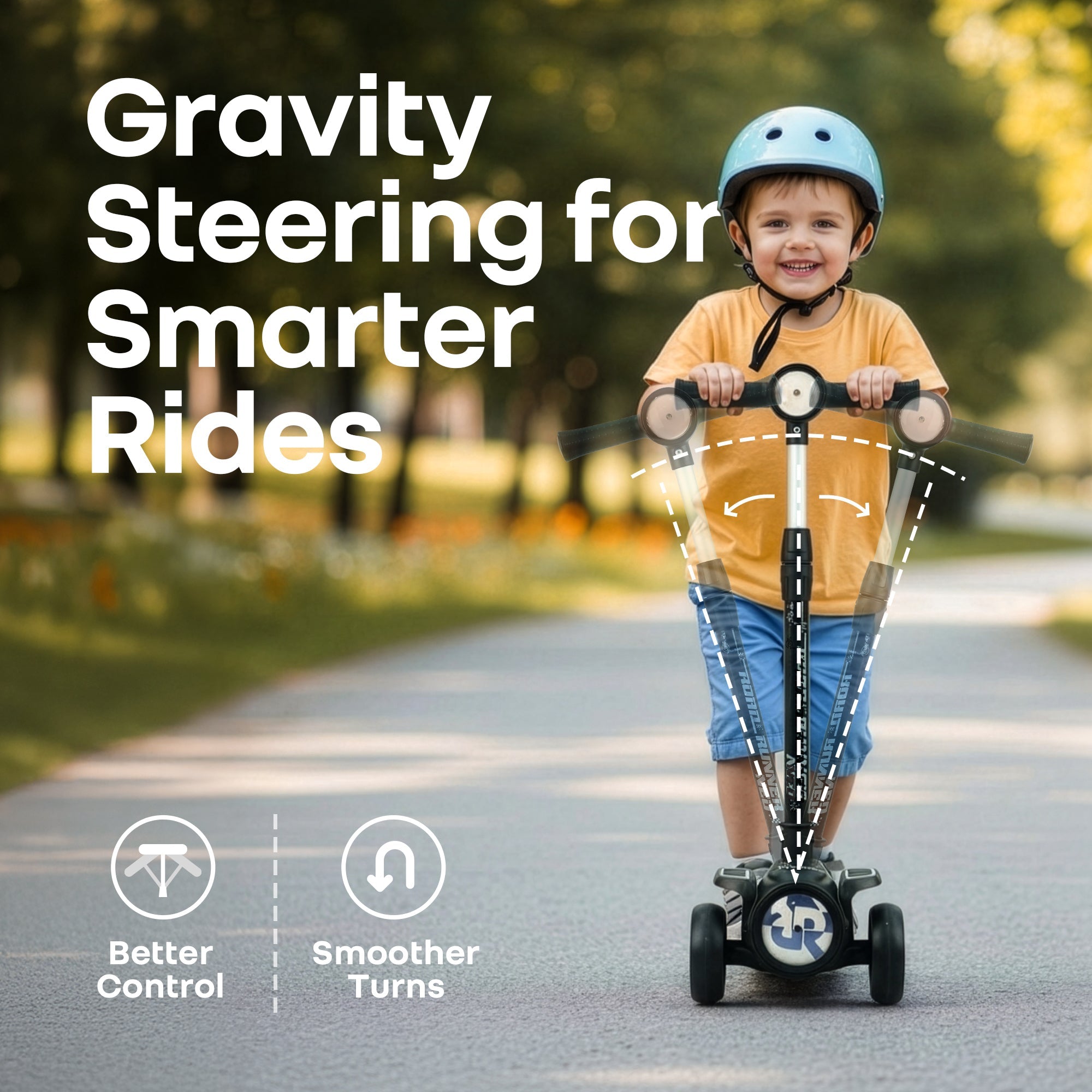 R for Rabbit Road Runner Neo Scooter with LED PU Wheels (3+ Years) - Scooter