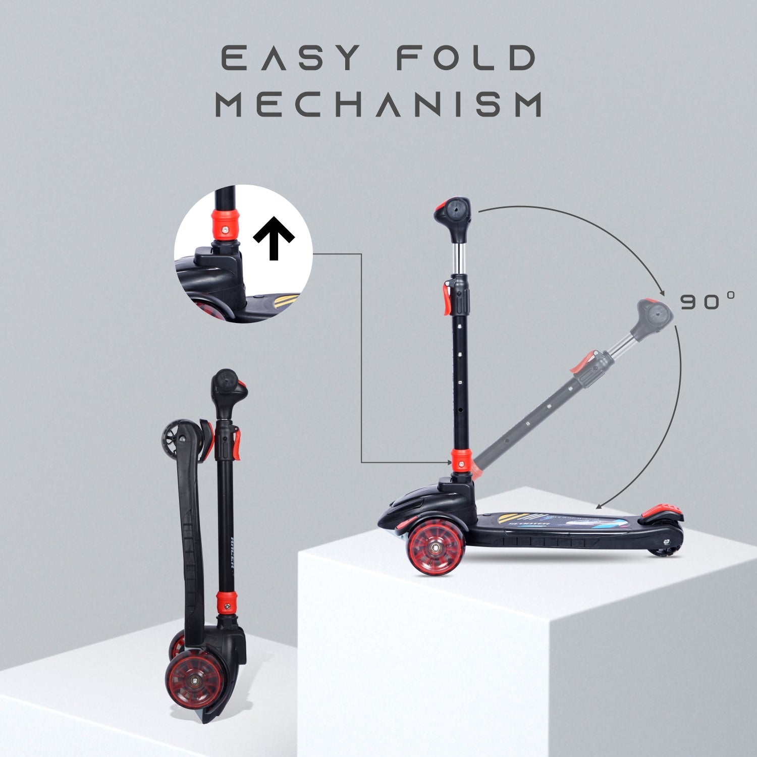 R for Rabbit Road Runner Racer - Blue Black - Scooter