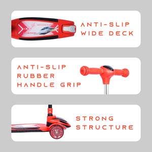 R for Rabbit Road Runner Racer - Red Black - Scooter