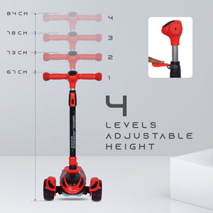 R for Rabbit Road Runner Racer - Red Black - Scooter