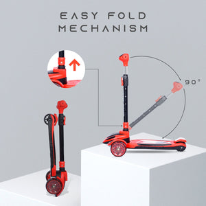 R for Rabbit Road Runner Racer - Red Black - Scooter
