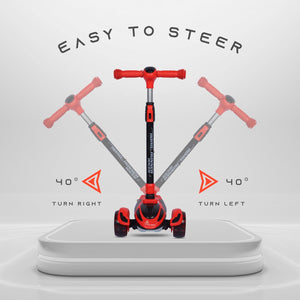 R for Rabbit Road Runner Racer - Red Black - Scooter