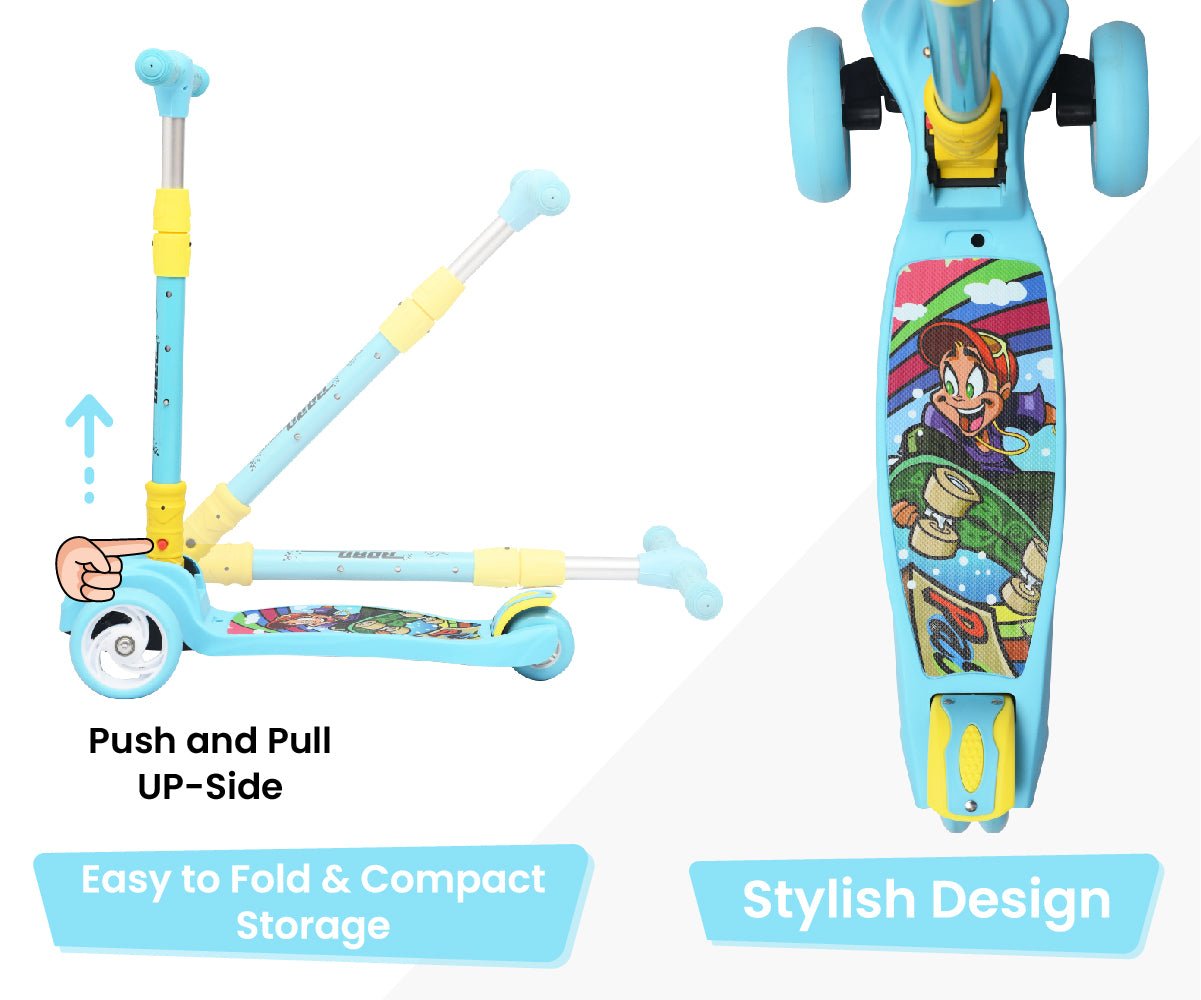 R for Rabbit Road Runner Scooter - Blue - SRRRB01