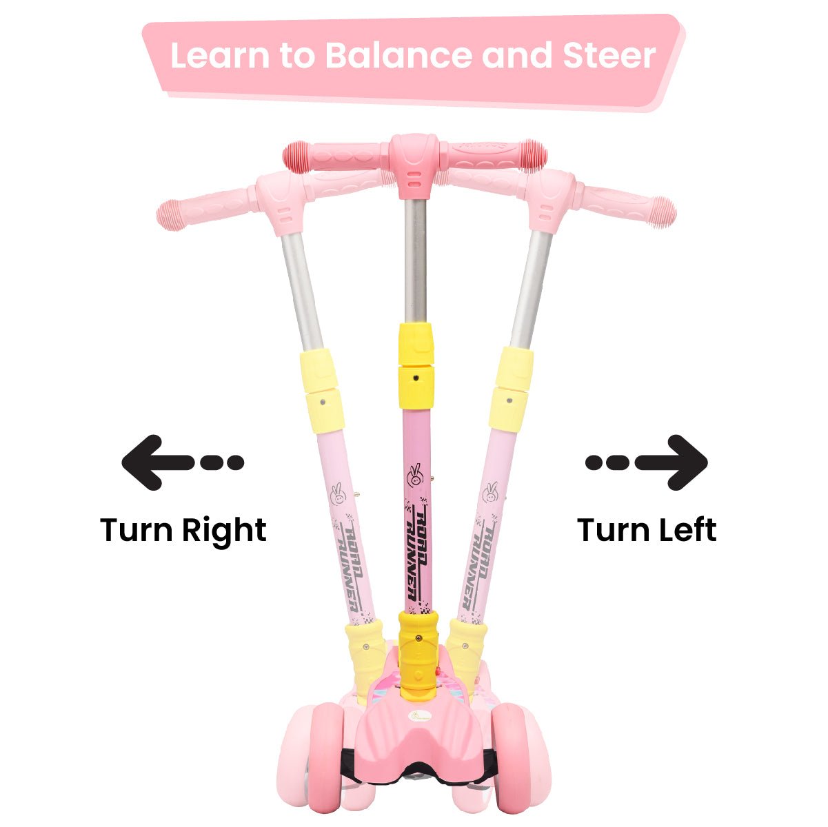 R for Rabbit Road Runner Scooter - Pink - SRRRP01