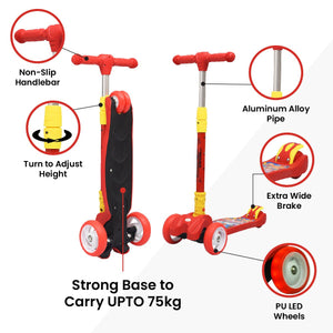 R for Rabbit Road Runner Scooter - Red - SRRRR01