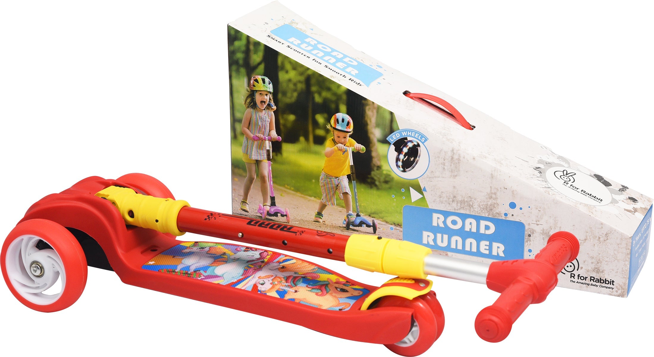 R for Rabbit Road Runner Scooter - Red - SRRRR01