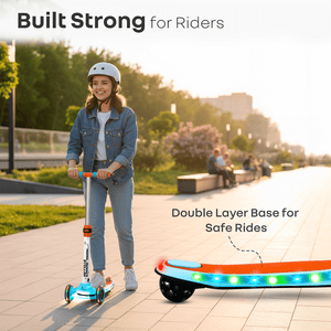 R for Rabbit Road Runner Stellar Scooter Blue Orange Ride ons and Toys - Scooter