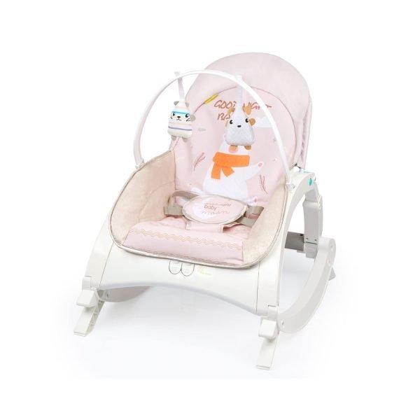R for Rabbit Rock N Play Rocker- Cream Grey - RCRPCG2