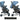 R for Rabbit Rock & Roll Baby Stroller - Black Blue - Baby Stroller & Prams