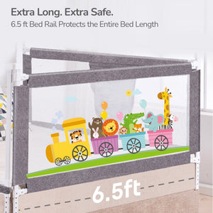 R for Rabbit Safari - 6.5ft - Bed Rails