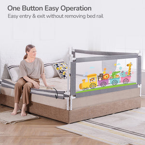 R for Rabbit Safari - 6.5ft - Bed Rails