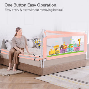 R for Rabbit Safari Bed Rail for Baby Easy Install, Anti - Fall Safeguard for Toddler Safety - Bed Rails