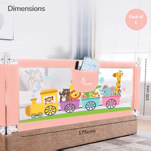 R for Rabbit Safari Bed Rail for Baby Easy Install, Anti - Fall Safeguard for Toddler Safety - Bed Rails