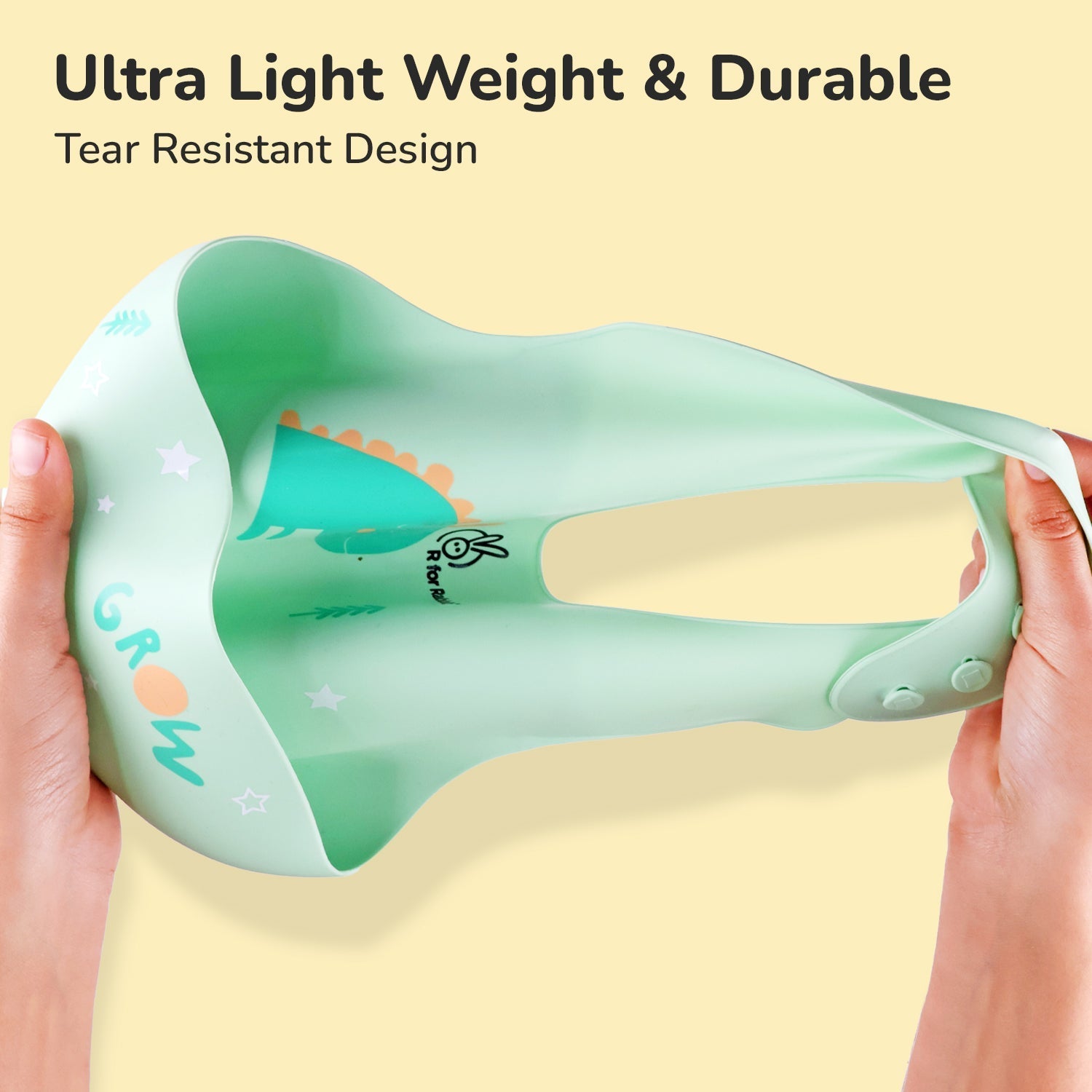 R for Rabbit Safari Silicone Bibs - Sea Green Silicone Bib