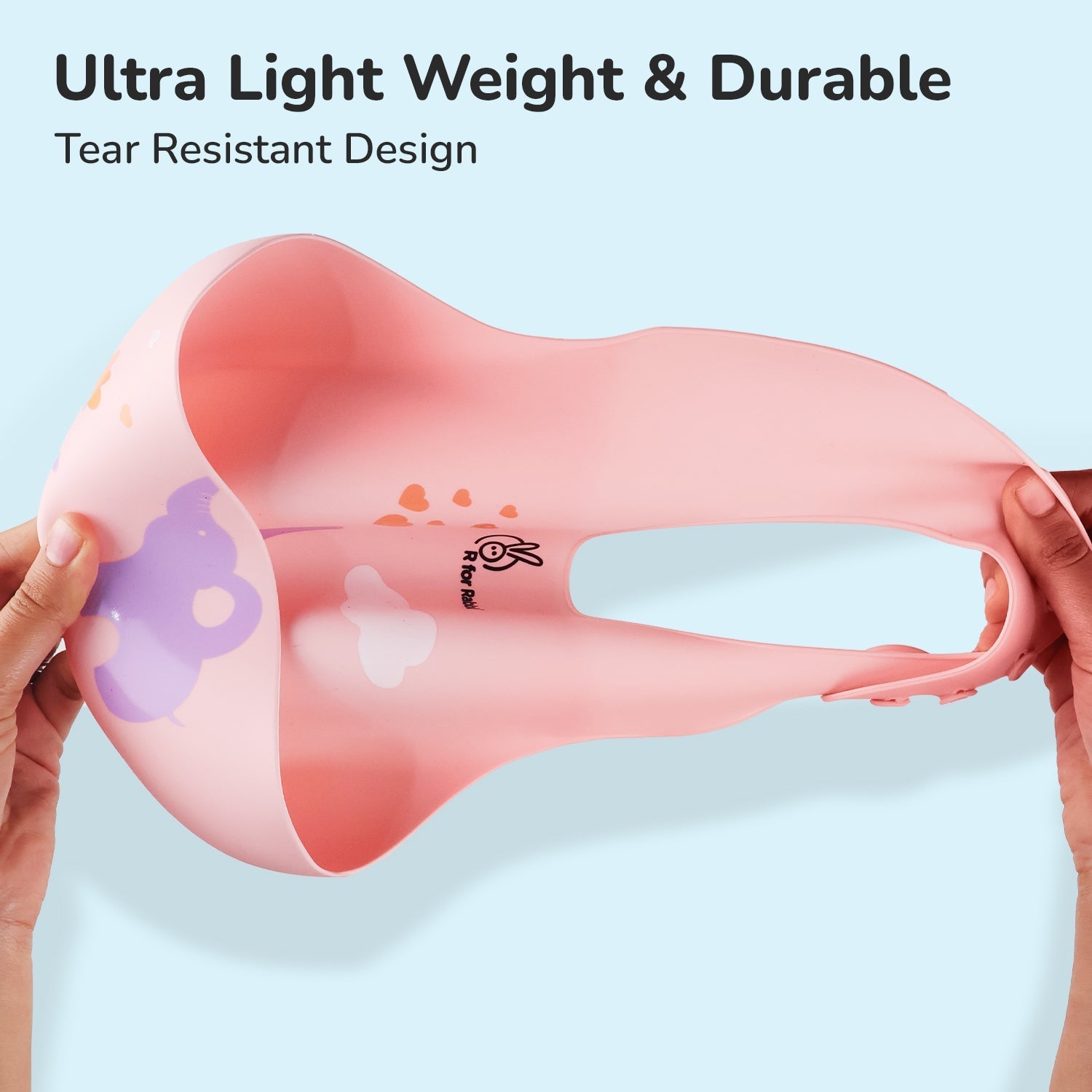 R for Rabbit Safari Silicone Bibs - Peach Silicone Bib