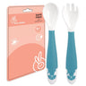 R for Rabbit Safe Feed Duo Spoon Set- Blue - SFDSB01