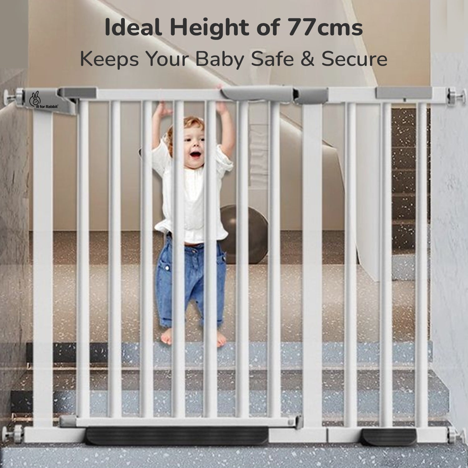 R for Rabbit Safe Guard Safety Gate White Baby Gear - Safety Gate