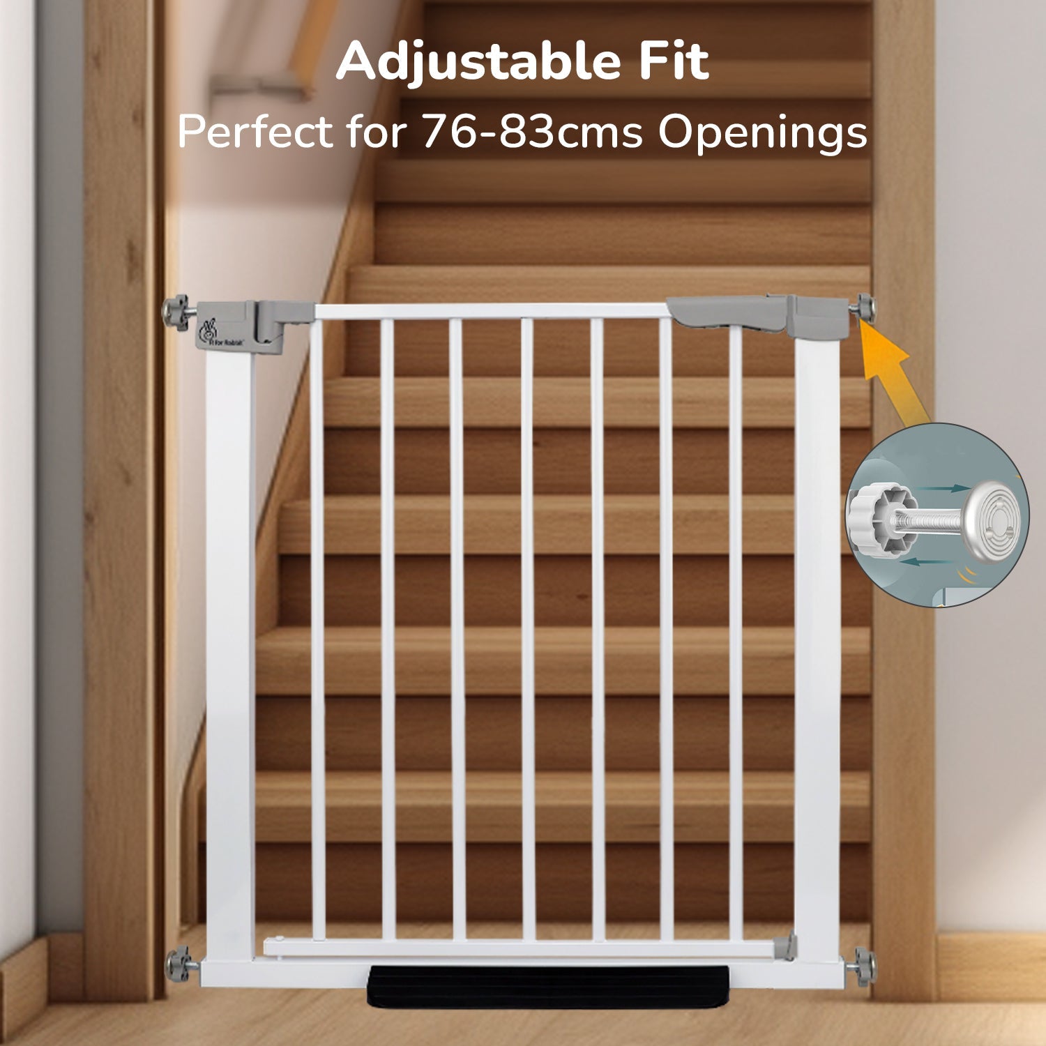 R for Rabbit Safe Guard Safety Gate White Baby Gear - Safety Gate