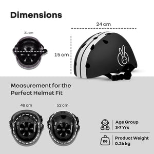 R for Rabbit Safe Play Helmet Protective Gears Black Sports Baby Gear - Protective Gears