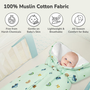 R For Rabbit Snuggy Bliss 100% Muslin Cotton Baby Bedding for Newborns (0–6 Months) - Baby Nest