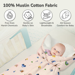R For Rabbit Snuggy Bliss 100% Muslin Cotton Baby Bedding for Newborns (0–6 Months) - Baby Nest
