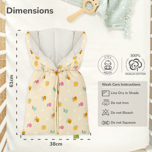 R for Rabbit Snuggy Bliss 100% Muslin Cotton Baby Bedding for Newborns (0–6 Months) - Baby Nest