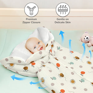 R For Rabbit Snuggy Bliss 100% Muslin Cotton Baby Bedding for Newborns (0–6 Months) - Baby Nest