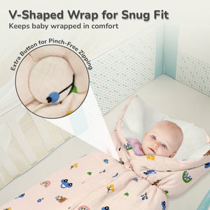 R For Rabbit Snuggy Bliss 100% Muslin Cotton Baby Bedding for Newborns (0–6 Months) - Baby Nest