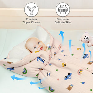 R For Rabbit Snuggy Bliss 100% Muslin Cotton Baby Bedding for Newborns (0–6 Months) - Baby Nest