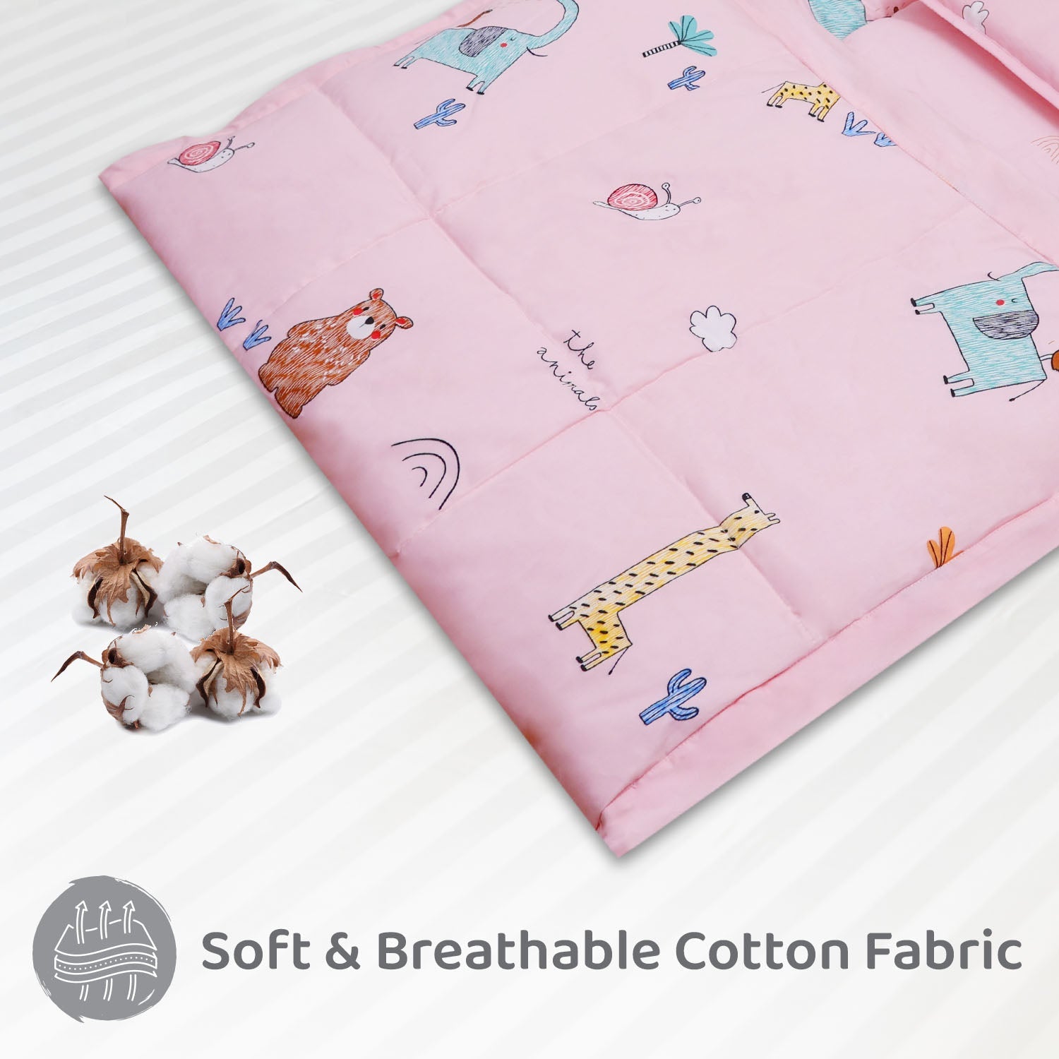 R for Rabbit Snuggy Cozy - Blush Pink - Baby Bedding Set