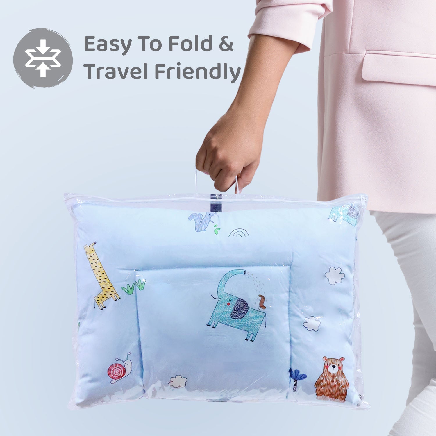 R for Rabbit Snuggy Cozy - Sky Blue - Baby Bedding Set