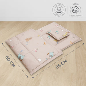 R for Rabbit Snuggy Cozy - Tan Brown - Baby Bedding Set