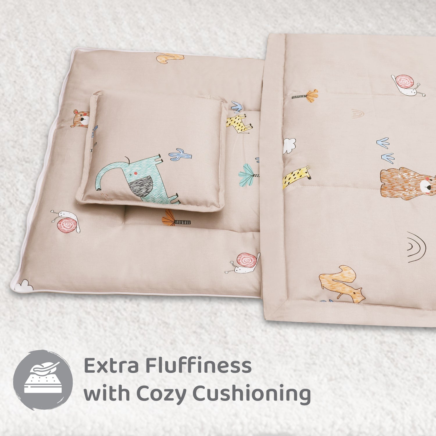 R for Rabbit Snuggy Cozy - Tan Brown - Baby Bedding Set