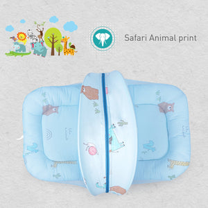 R for Rabbit Snuggy Safari - Blue - BDSSBL1