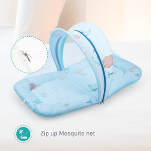 R for Rabbit Snuggy Safari - Blue - BDSSBL1