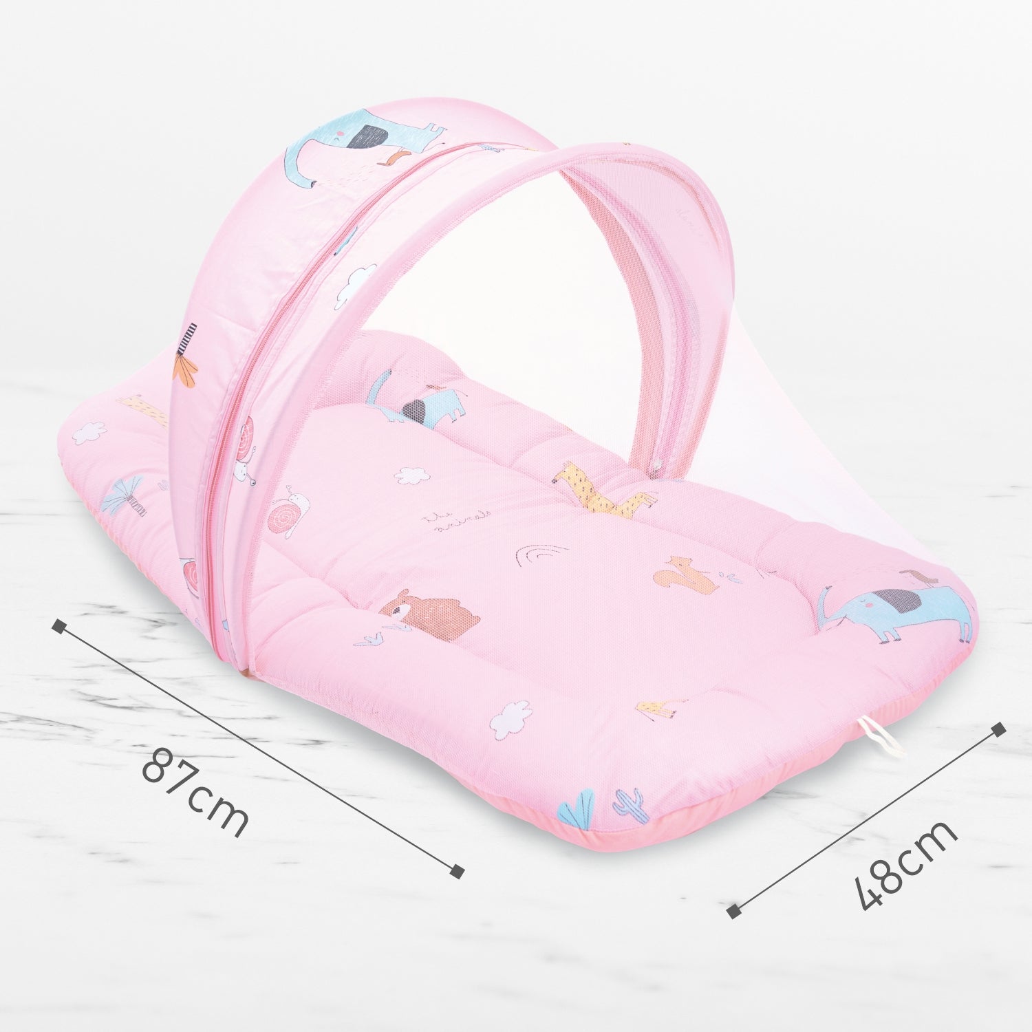R for Rabbit Snuggy Safari - Pink - BDSSPK1