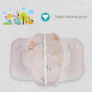 R for Rabbit Snuggy Safari - Tan Brown - Baby Mosquito Net Portable Bed