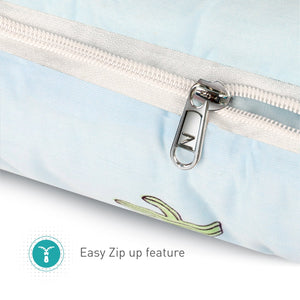 R for Rabbit Snuggy - Sky Blue - Baby Nest