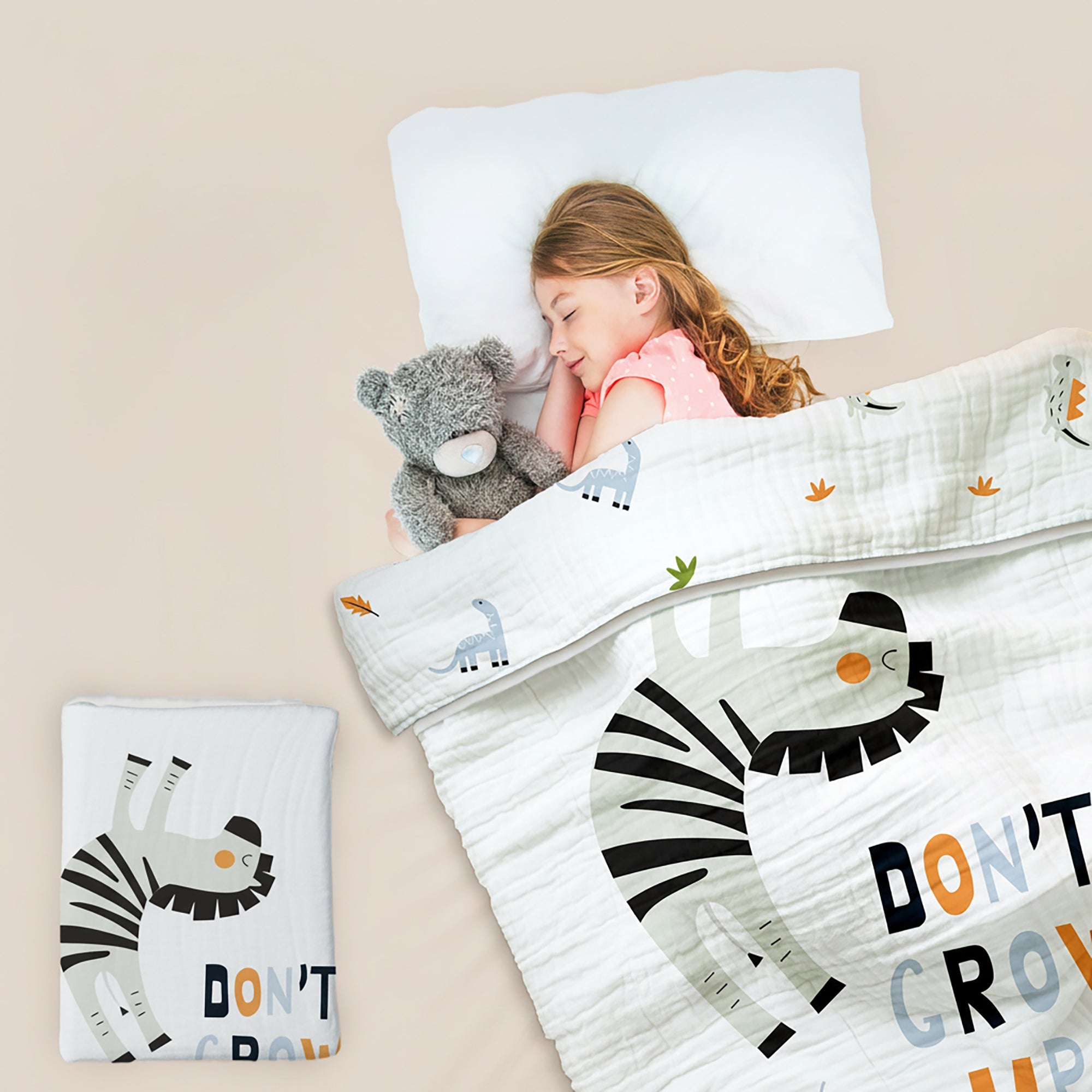 R for Rabbit Softkins Lightweight Muslin Baby Blanket - Baby Blanket