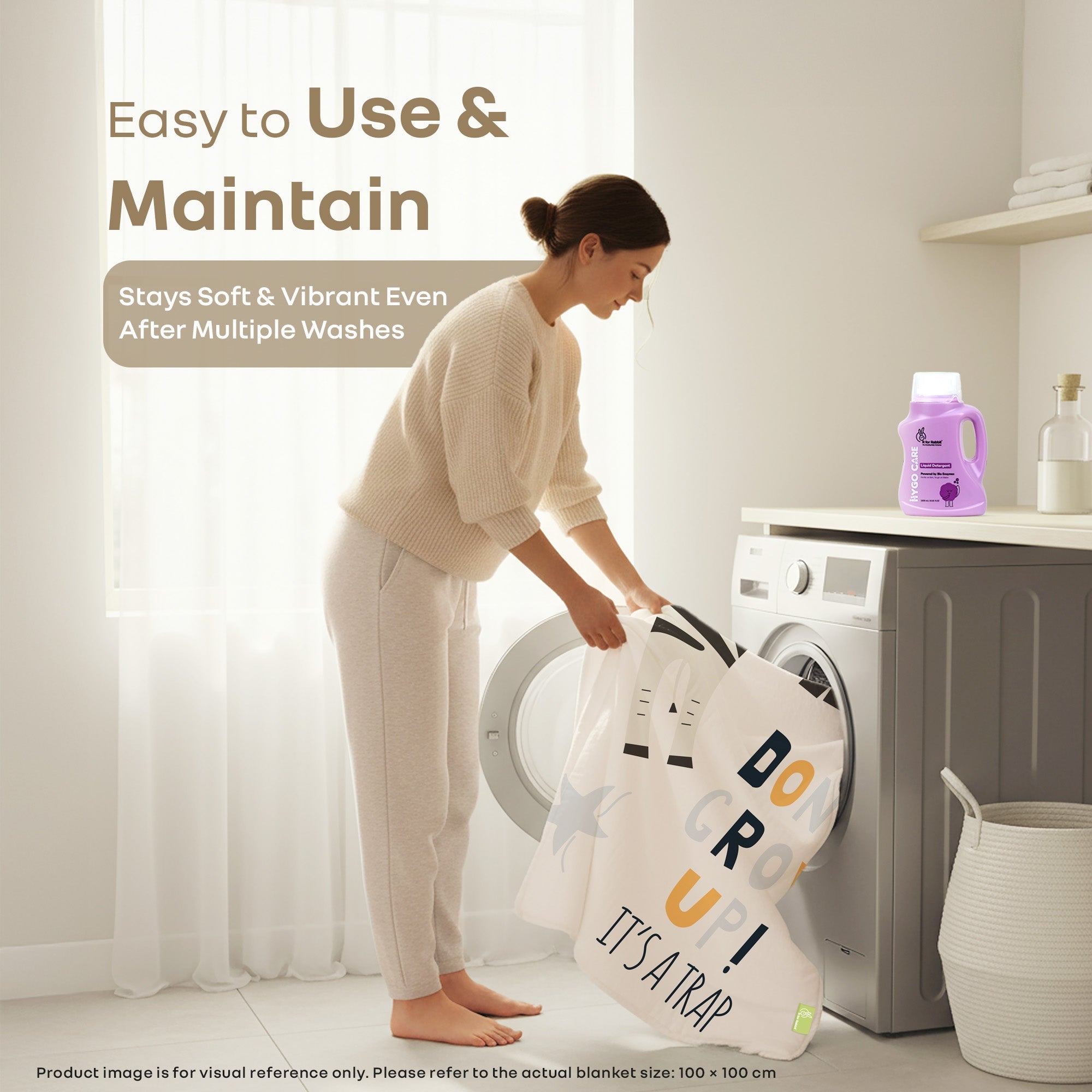 R for Rabbit Softkins Lightweight Muslin Baby Blanket - Baby Blanket