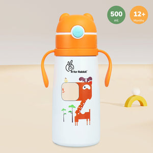 R for Rabbit Steebo Safari Sipper Bottle Orange Giffy - Sippers