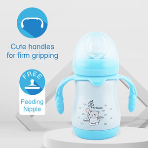 R for Rabbit Steebo Teddy Spout Cup - Blue - Sippers