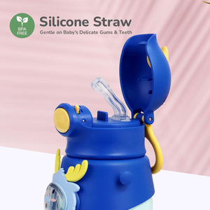 R for Rabbit Steebo Zoobie Sipper Bottle Blue Deer - Feeding Bottle
