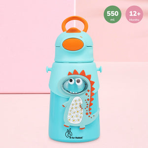 R for Rabbit Steebo Zoobie Sipper Bottle Blue Dino - Feeding Bottle