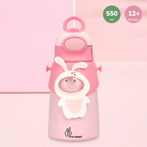 R for Rabbit Steebo Zoobie Sipper Bottle Pink Bunny - Feeding Bottle